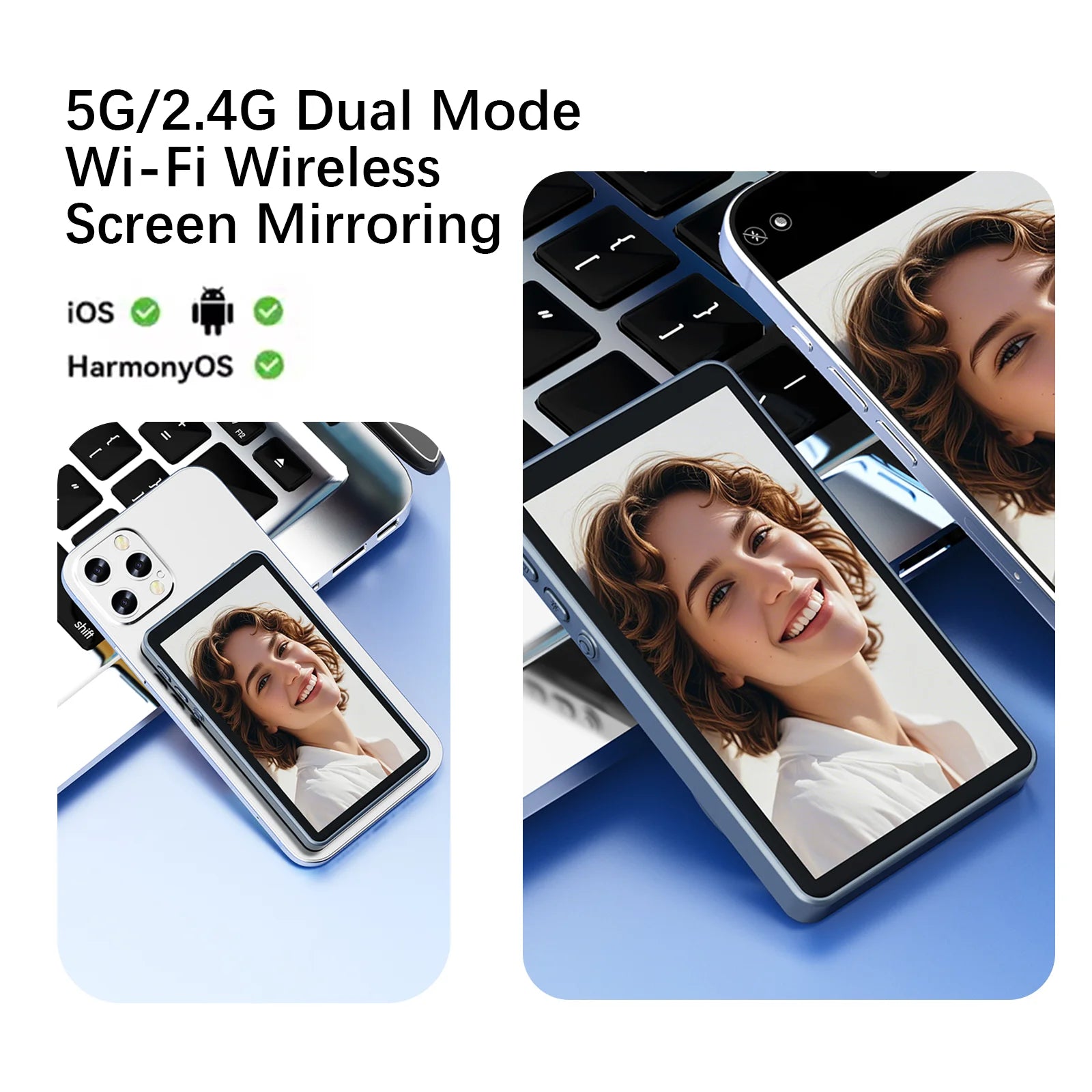 Magnetic Phone Vlog Selfie Monitor Screen